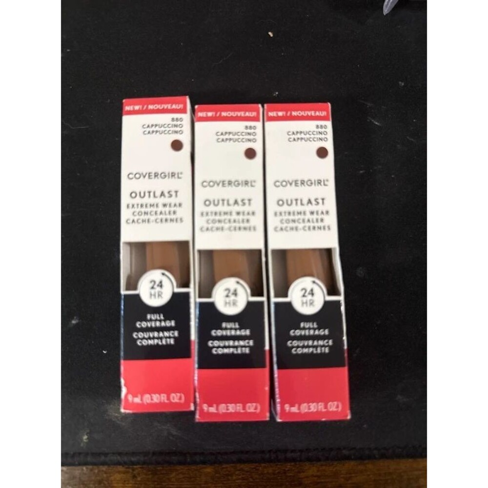 Pack of 3: Covergirl #880 Cappuccino Brand New Sealed Set